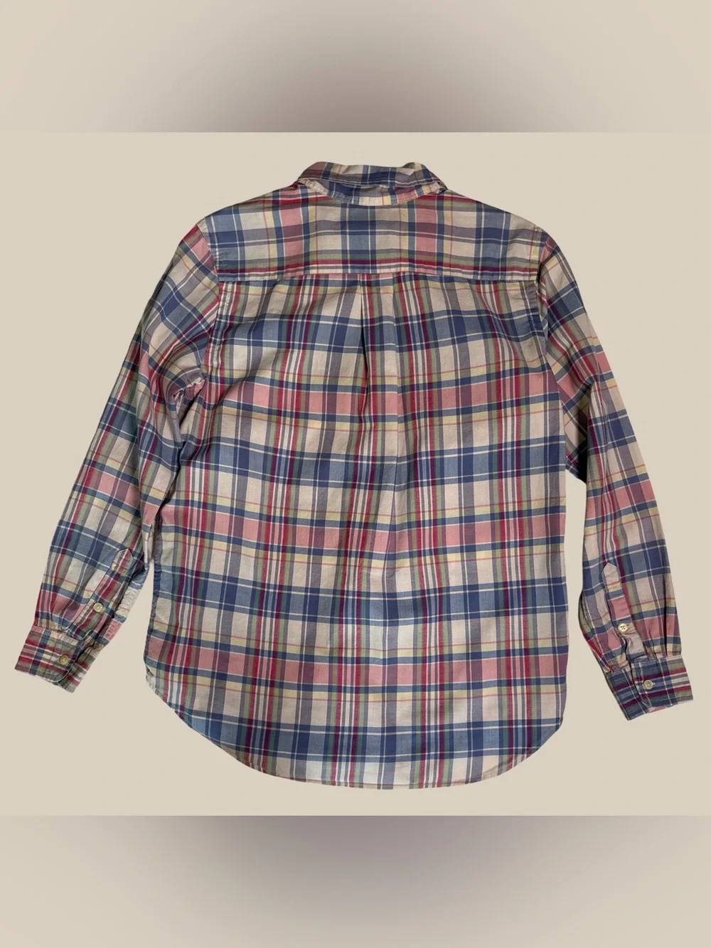 Ralph Lauren Boy’s Long Sleeve Plaid Cotton Button Down Shirt SZ L(14-16)